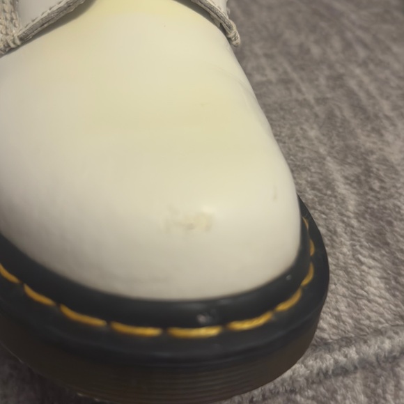 Dr. Martens White Leather Boots - Picture 7 of 8